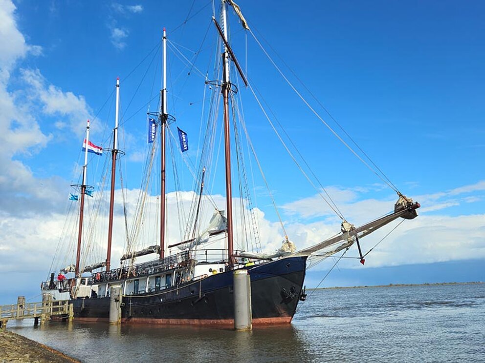 Außenansicht des Schiffes